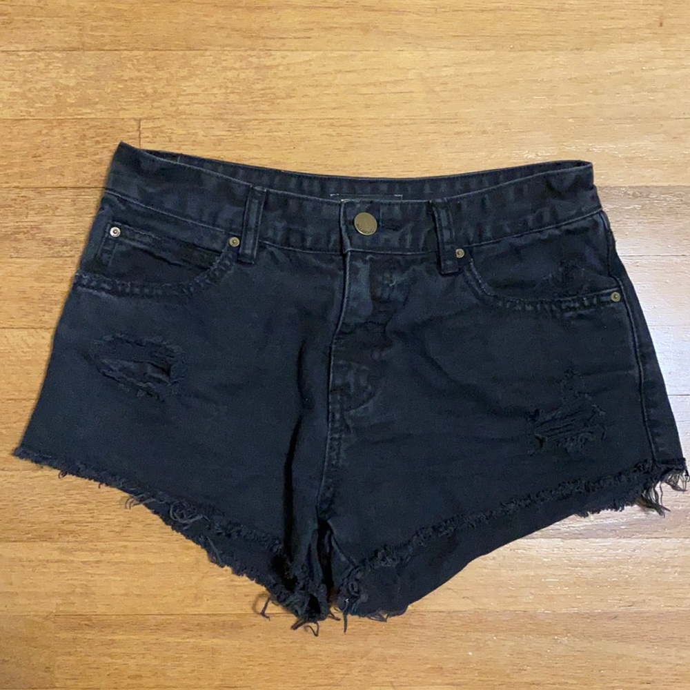 Billabong Black Denim Shorts